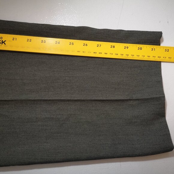 Cricketeer Men's Flat Front Olive Green 35% Wool Made in Canada Dress Pants - Picture 11 of 11